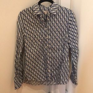 J. Crew XS seahorse shirt